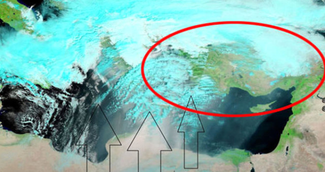 Afrika Üzerinden Türkiye’ye İlerleyen Toz Bulutlarını NASA Uyduları Görüntüledi