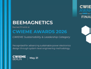 BeeMagnetics, CWIEME 2026 “Sürdürülebilirlik ve Liderlik” ödüllerinde finalist