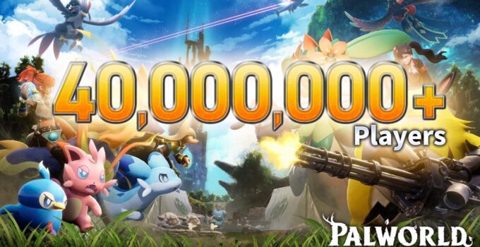 Palworld, Erken Erişimde 40 Milyon Oyuncuya Ulaşmış!